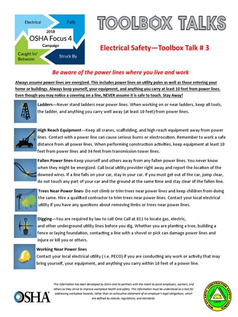 electric tool box talk|electrical toolbox talk pdf.